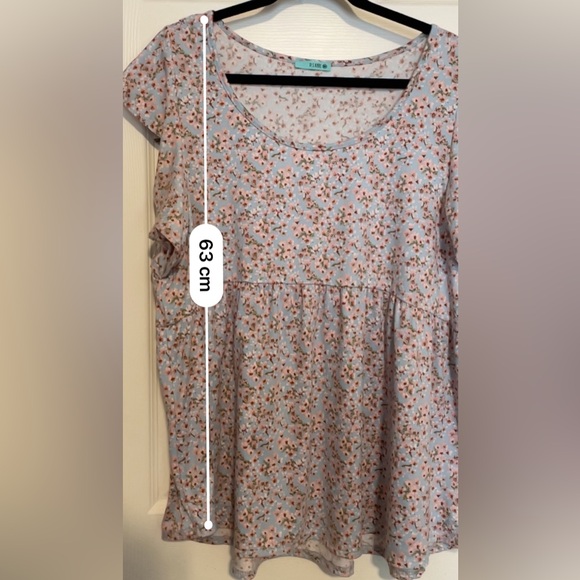 Floral babydoll top by PS Kate - Picture 7 of 7